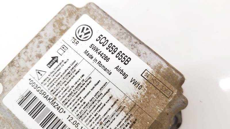 5C0959655B Skoda Yeti 2012 srs-turvatyynyn tietokone – turvatyynyn ohjausyksikkö - Thumbnail 2