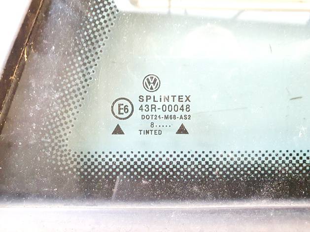 DOT24M68AS2 Volkswagen Passat 1998 Aizmugurējais virsbūves sānu stikls - AIZMUGURE PA LABI - Thumbnail 3