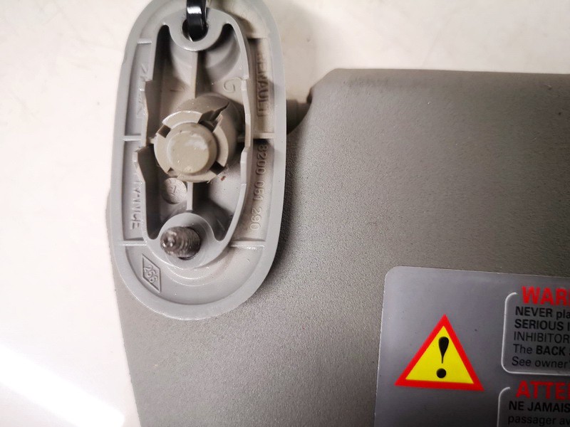 8200051290 Renault Scenic 2002 Sun Visor, With Light and Mirror and Clip - Thumbnail 2