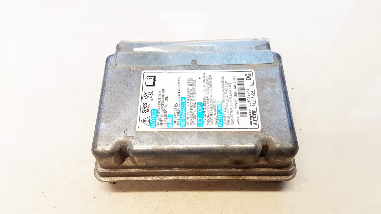 77960SEFG812M1 Honda Accord 2007 Airbag crash sensors module