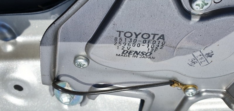 851300F010 Toyota Corolla Verso 2006 Wiper motor (Rear Screen Wiper Engine) - REAR - Thumbnail 2