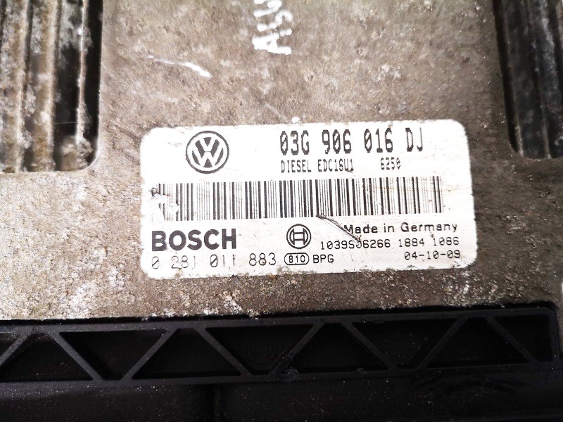 03G906016DJ Skoda Octavia 2004 Variklio kompiuteris - Thumbnail 2