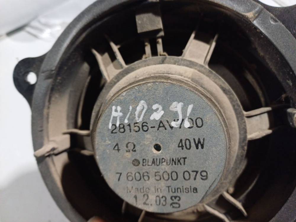 7606500079 Nissan Primera 2003 Speaker (audio)