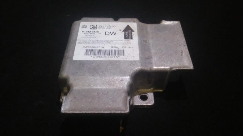 13170590 Opel Vectra 2003 Airbag crash sensors module