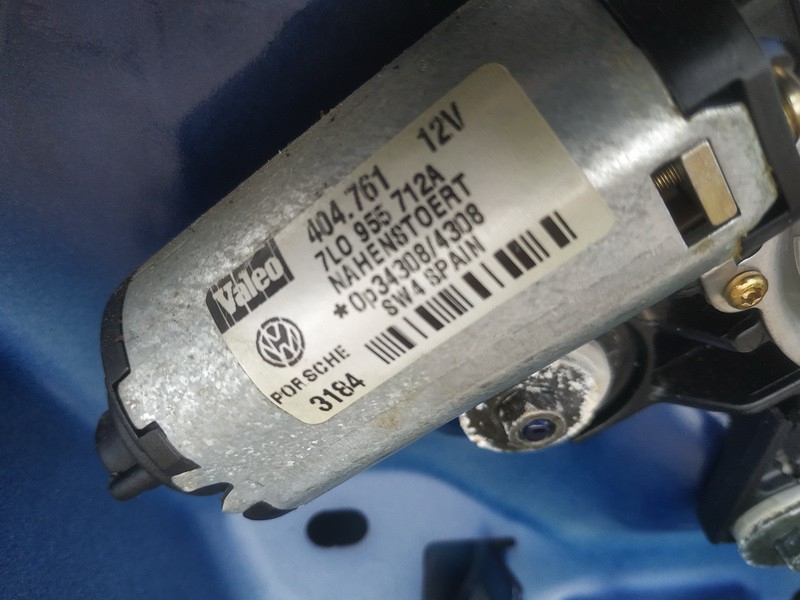 7L0955712A Volkswagen Touareg 2004 Wiper motor (Rear Screen Wiper Engine) - REAR - Thumbnail 3