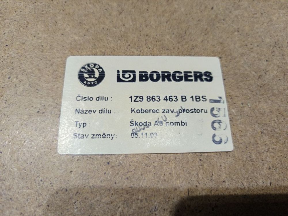 1Z9863463B1BS Skoda Octavia 2008 Półka na bagaż - Thumbnail 5