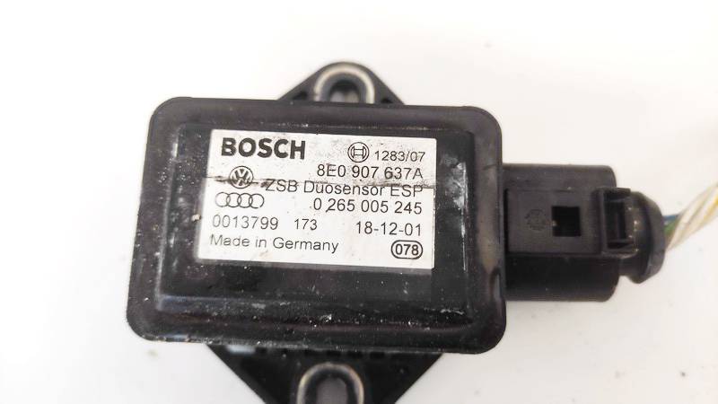 8E0907637A Audi A6 2002 Czujnik prędkości ESP - Thumbnail 2