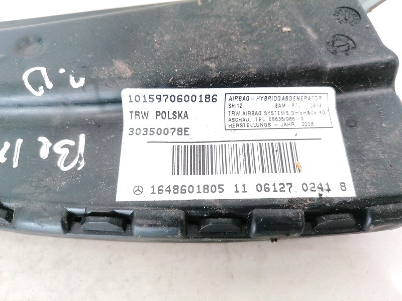 A1648601805 Mercedes-Benz R-CLASS 2008 Sēdekļa drošības spilvens SRS - Thumbnail 3