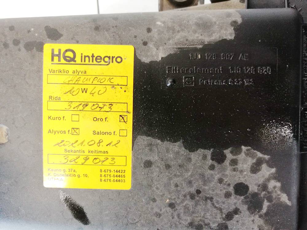 1J0129607AE Volkswagen Golf 2000 Air filter box - Thumbnail 3