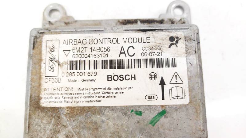6M2T14B056AC Ford S-Max 2006 CALCULATEUR AIRBAG - Thumbnail 2