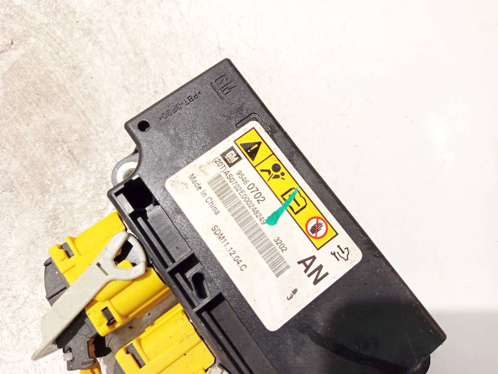 95460702 Opel Antara 2013 Komputer SRS airbag – moduł sterujący poduszek powietrznych - Thumbnail 3