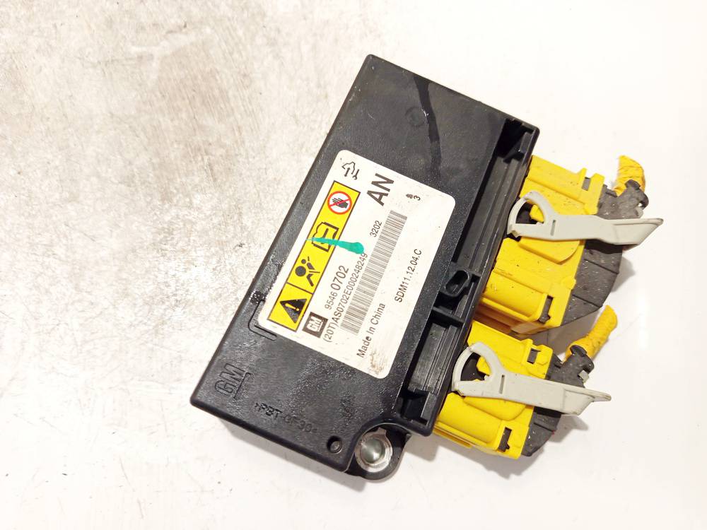 95460702 Opel Antara 2013 Komputer SRS airbag – moduł sterujący poduszek powietrznych