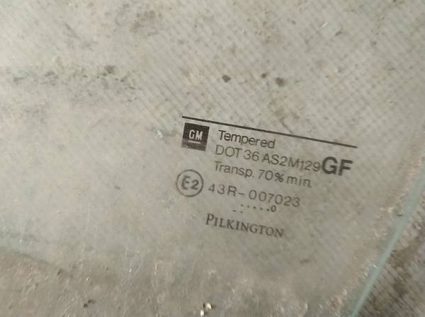 AS2 Opel Astra 2000 Duru stiklas P.K. - Thumbnail 2