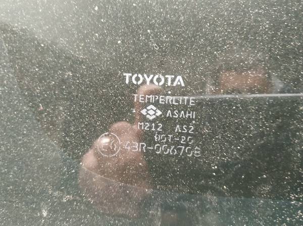 AS2 Toyota Yaris Verso 2000 Door-Drop Glass - REAR LEFT - Thumbnail 2