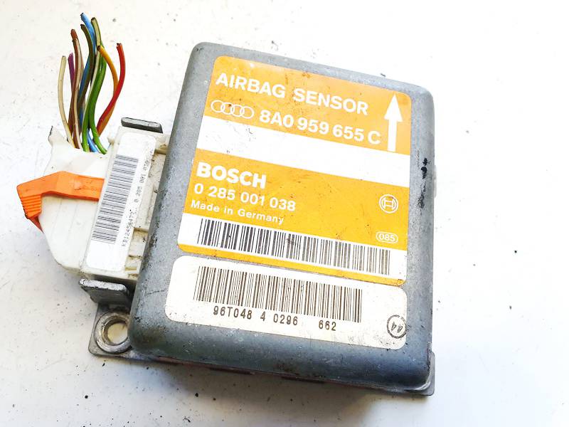 8A0959655C Audi A4 1995 Srs Airbag crash sensor - Thumbnail 2