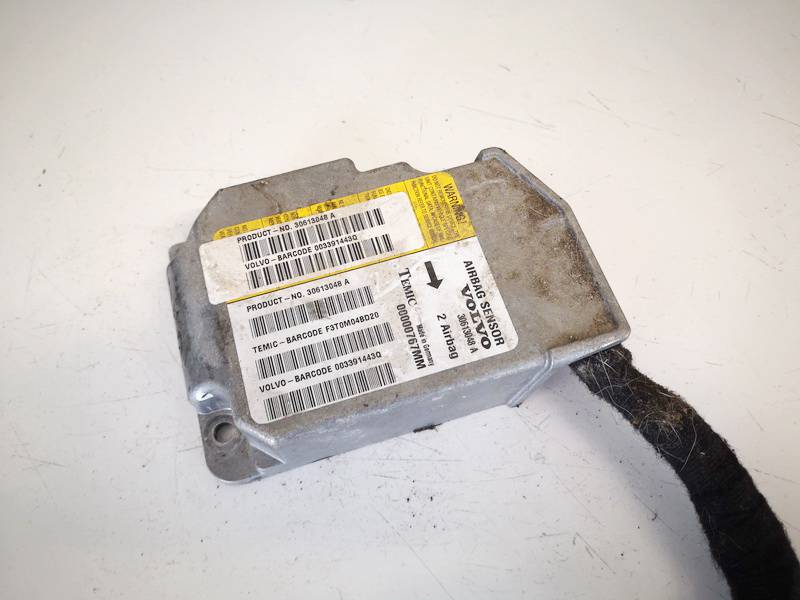 30613048A Volvo S40 2001 SRS AIRBAG KOMPIUTERIS - ORO PAGALVIU VALDYMO BLOKAS