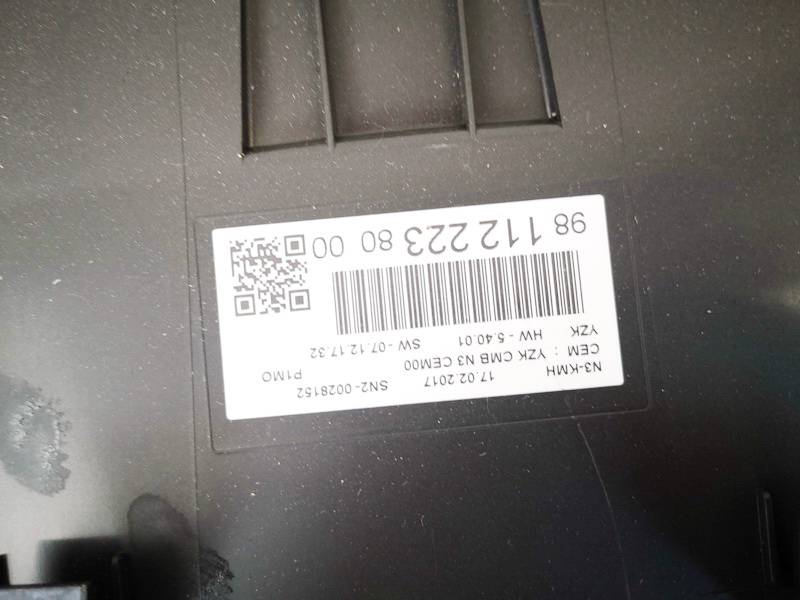 9811222380 Opel Crossland X 2017 Prędkościomierz – panel instrumentów - Thumbnail 2