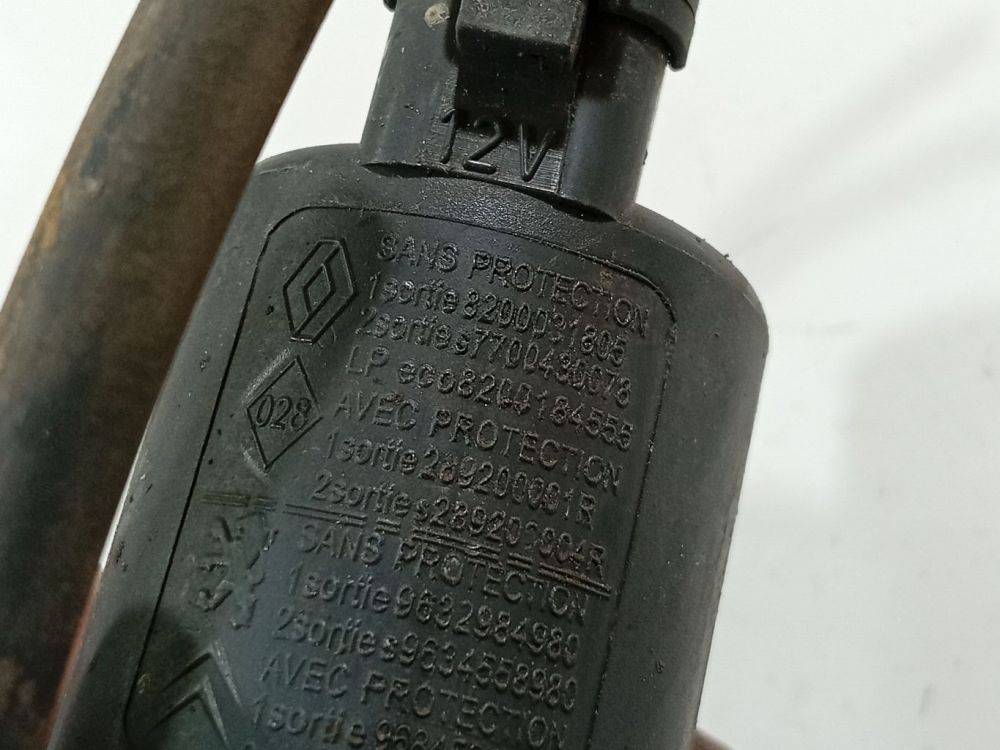 8200091805 Renault Laguna 2012 BOMBA LIMPIA, BOMBA DEL LÍQUIDO LIMPIAPARABRISAS LUNA DELANTERA - Thumbnail 4