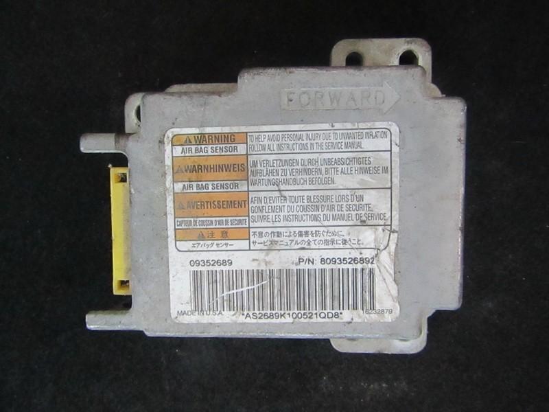 8093526892 Opel Frontera 2000 Airbag crash sensors module