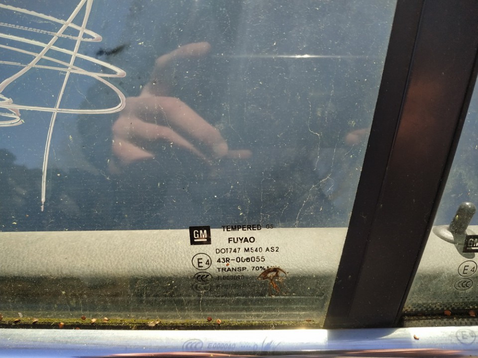 Opel Insignia 2010 Durvju stikls - AIZMUGURE PA KREISI - Thumbnail 2