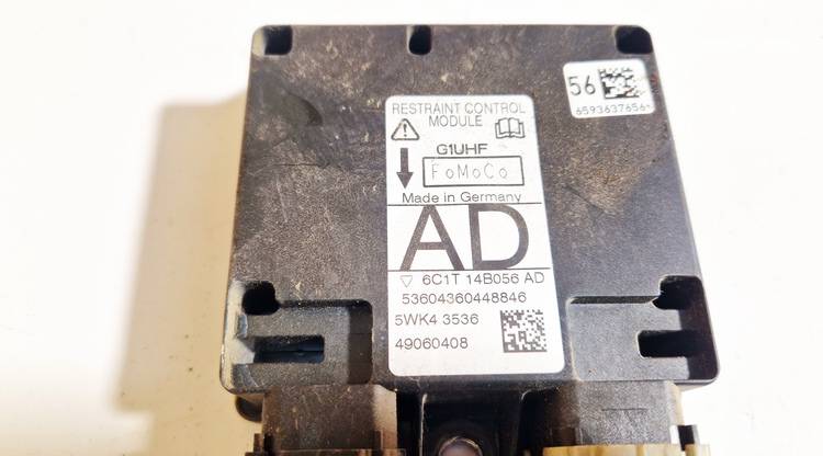 6C1T14B056AD Ford Transit 2007 Airbag crash sensors module - Thumbnail 2