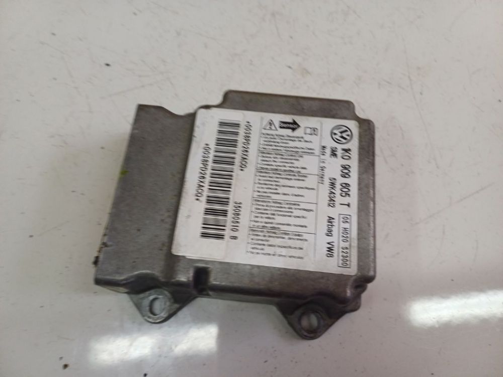 1K0909605T Volkswagen Golf 2008 SRS AIRBAG KOMPIUTERIS - ORO PAGALVIU VALDYMO BLOKAS