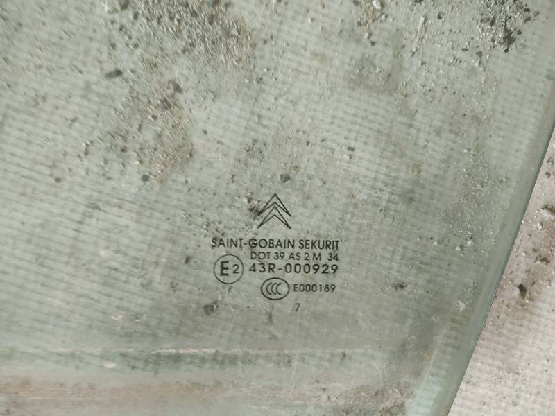 AS2 Citroen C4 2007 Door-Drop Glass - FRONT LEFT - Thumbnail 2