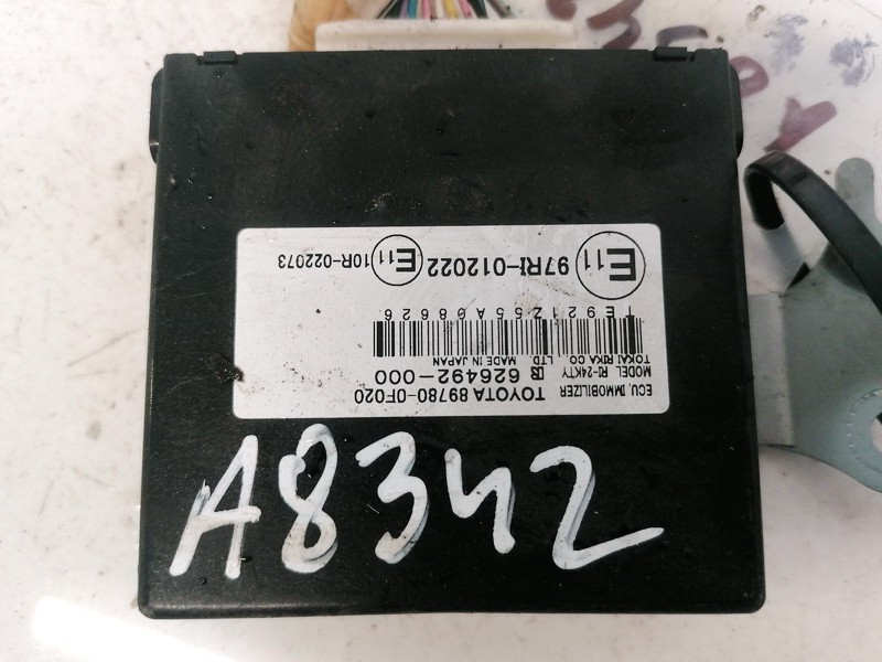 897800F020 Toyota Corolla Verso 2005 Imobilaizera vadības bloks - Thumbnail 3