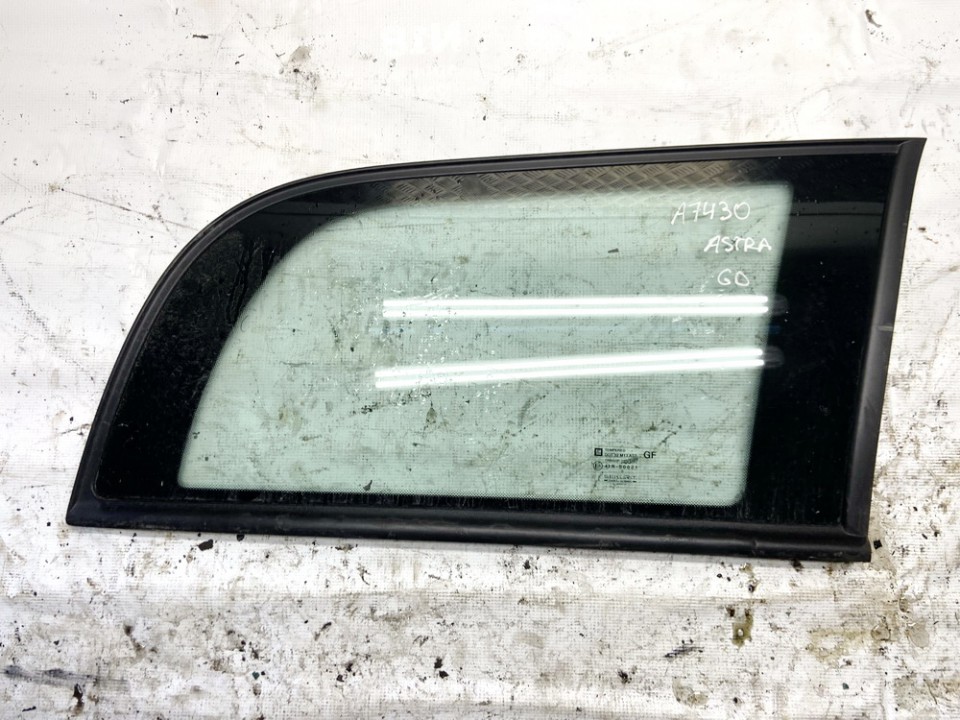 43R00021 Opel Astra 2000 Corner quarter window glass - REAR RIGHT