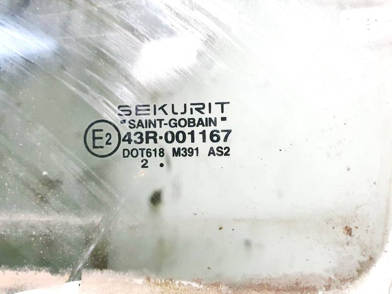 DOT618M391AS2 Volkswagen Touareg 2004 Door-Drop Glass - REAR LEFT - Thumbnail 2