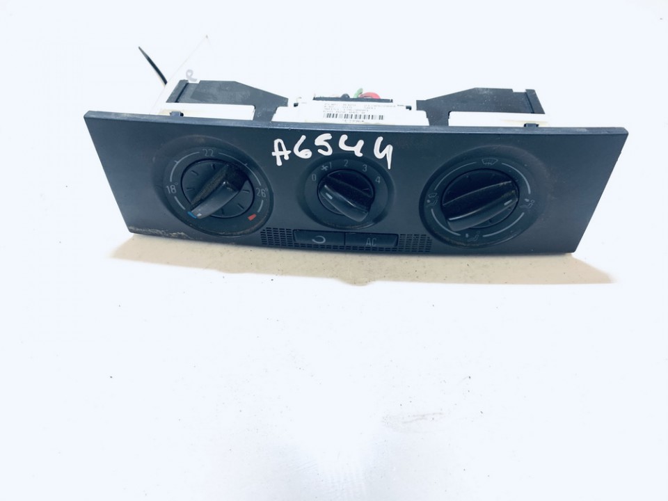 6Y0820045B Skoda Fabia 2004 Climate Control Panel (heater control switches)