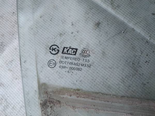 AS2 Chevrolet Captiva 2006 Szyba drzwi - PRZEDNIE PRAWE - Thumbnail 2