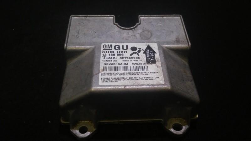 13188856 Opel Zafira 2001 Airbag crash sensors module