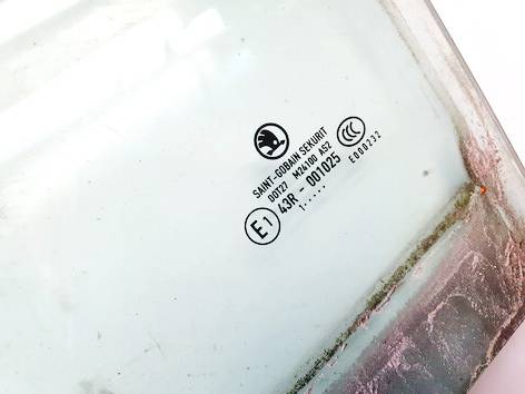 DOT27M24100AS2 Skoda Superb 2012 Door-Drop Glass - REAR LEFT - Thumbnail 2