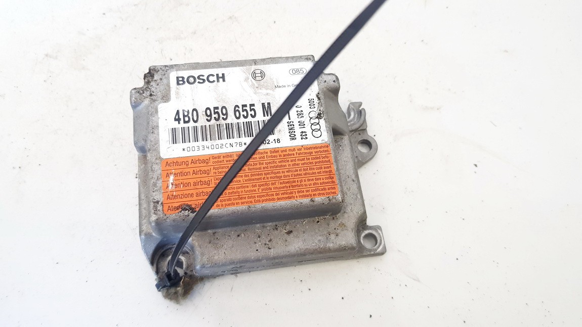 4B0959655M Audi A6 2002 Airbag crash sensors module
