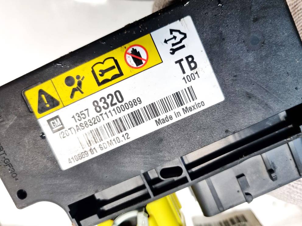 13578320 Opel Insignia 2011 Airbag crash sensors module - Thumbnail 4