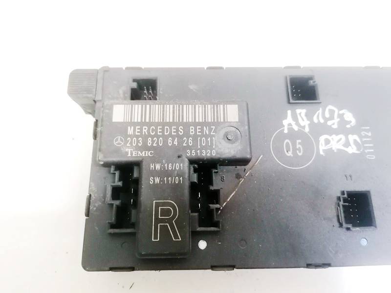 2038206426 Mercedes-Benz C-CLASS 2002 Door control relay (DOOR CONTROL UNIT MODULE ECU ) - Thumbnail 3