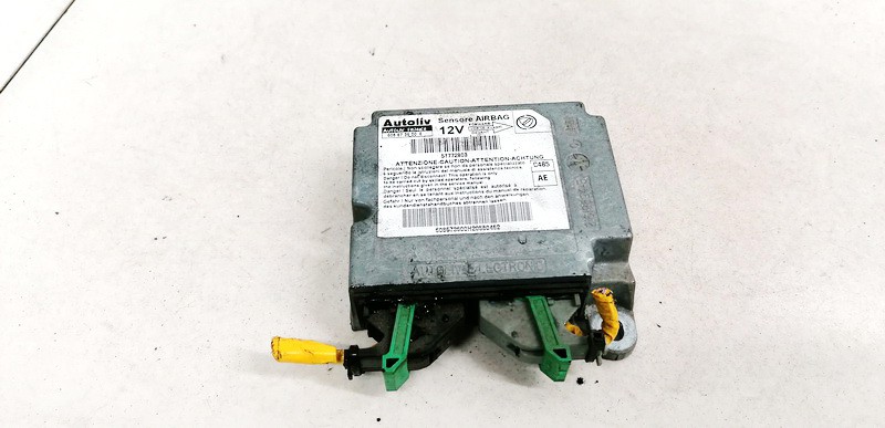 608673600E Fiat Doblo 2007 SRS gaisa spilvena dators – gaisa spilvenu vadības bloks