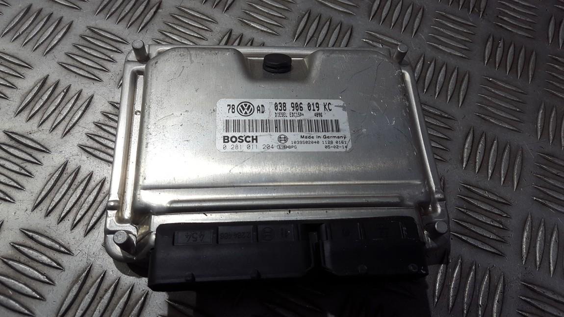 038906019KC Volkswagen Passat 2002 ECU Engine Computer (Engine Control Unit)