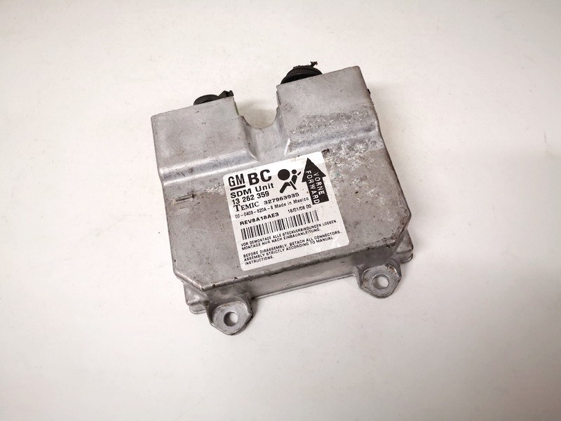13262359 Opel Corsa 2008 Airbag crash sensors module