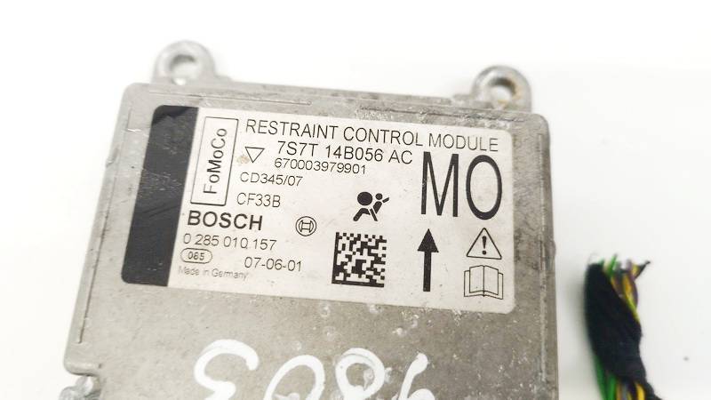 7S7T14B056AC Ford Mondeo 2007 Komputer SRS airbag – moduł sterujący poduszek powietrznych - Thumbnail 2
