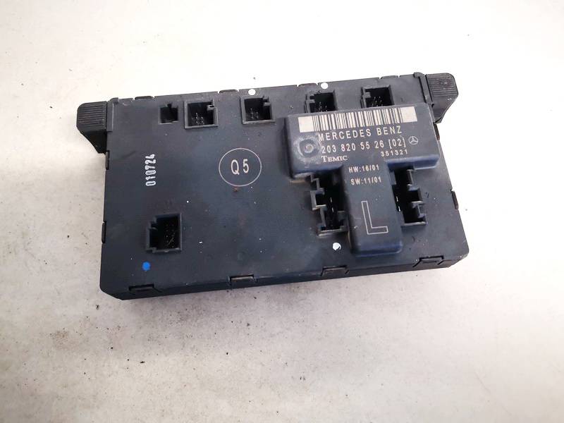 2038205526 Mercedes-Benz C-CLASS 2002 Door control relay (DOOR CONTROL UNIT MODULE ECU )