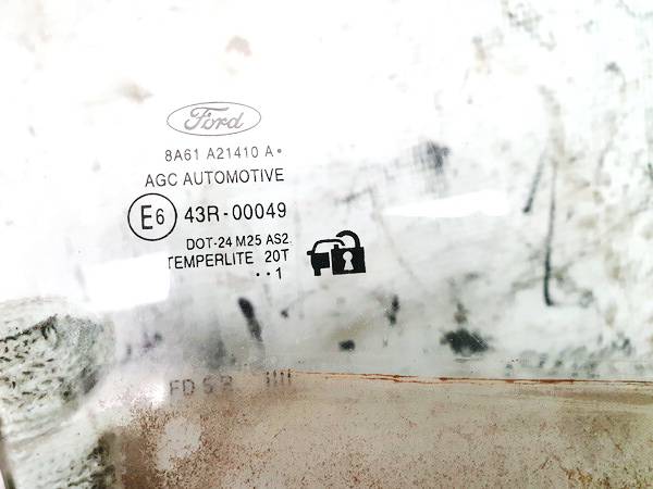 8A61A21410A Ford Fiesta 2011 Door-Drop Glass - FRONT RIGHT - Thumbnail 2