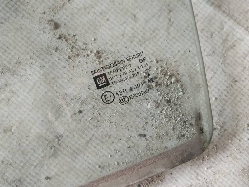 AS2 Opel Corsa 2008 Door-Drop Glass - REAR LEFT - Thumbnail 2