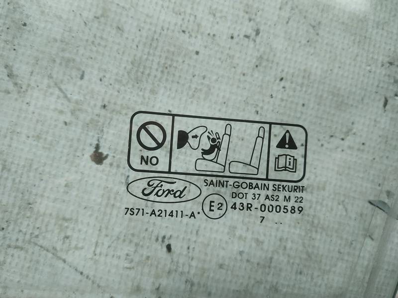 AS2 Ford Mondeo 2007 Door-Drop Glass - FRONT LEFT - Thumbnail 2