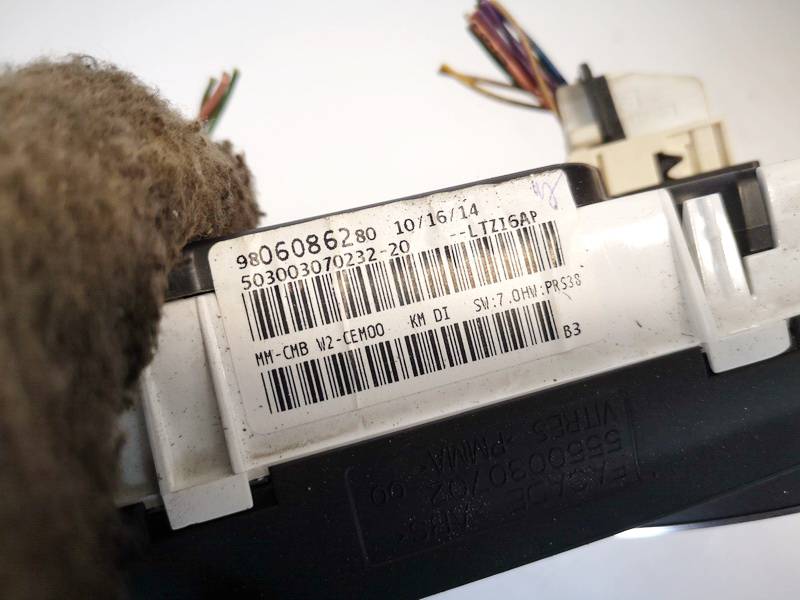 9806086280 Peugeot 508 2013 Prędkościomierz – panel instrumentów - Thumbnail 2