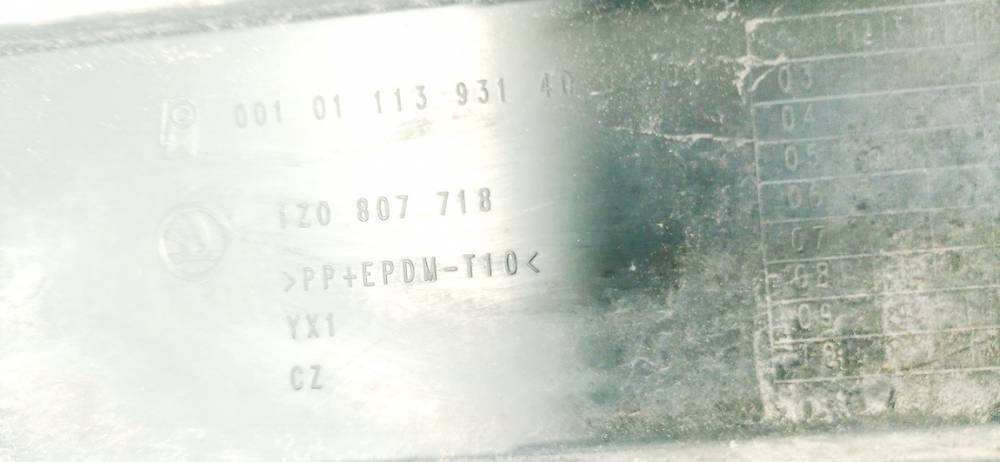 1Z0807718 Skoda Octavia 2008 Bamperio moldingas P.K. - Thumbnail 3