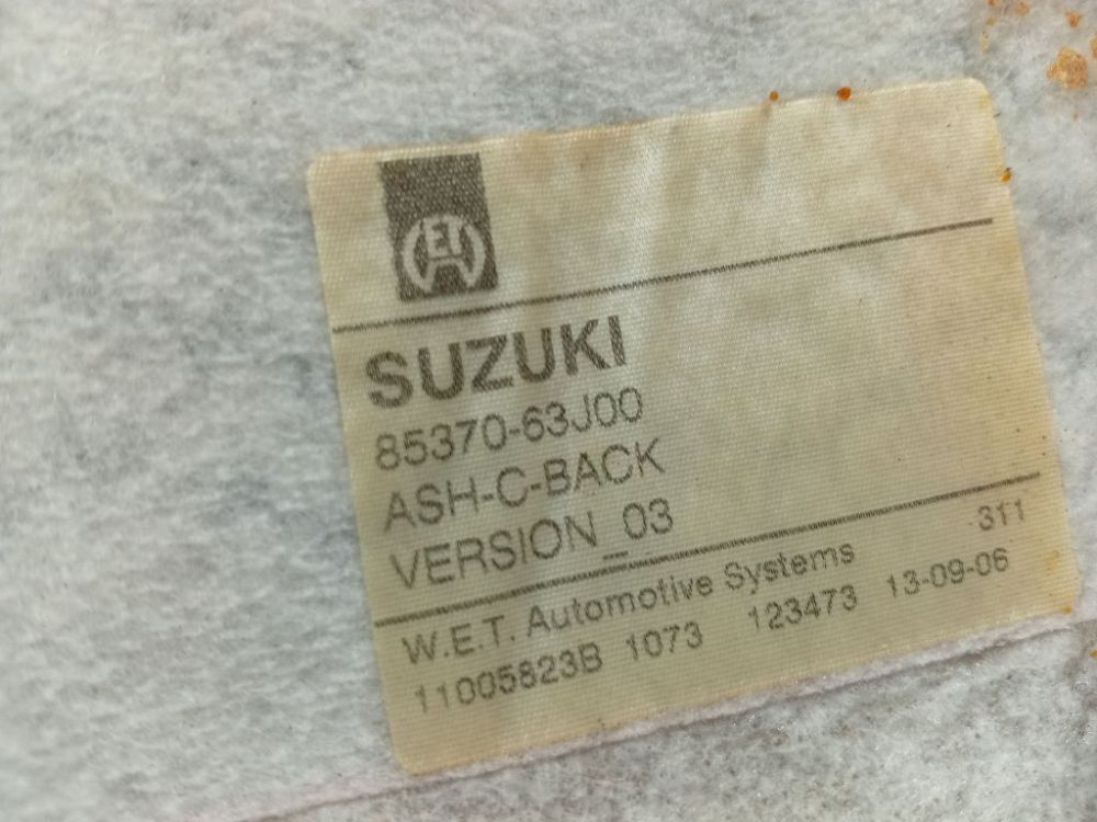 8537063J00 Suzuki Swift 2006 Element grzewczy fotela - Thumbnail 4