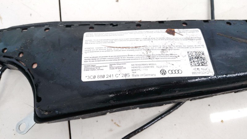 3C0880241C Volkswagen Passat 2009 Sēdekļa drošības spilvens SRS - Thumbnail 3