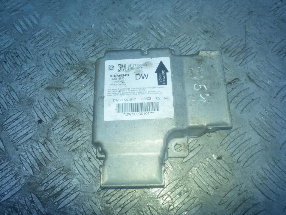 13170590 Opel Signum 2004 Airbag crash sensors module